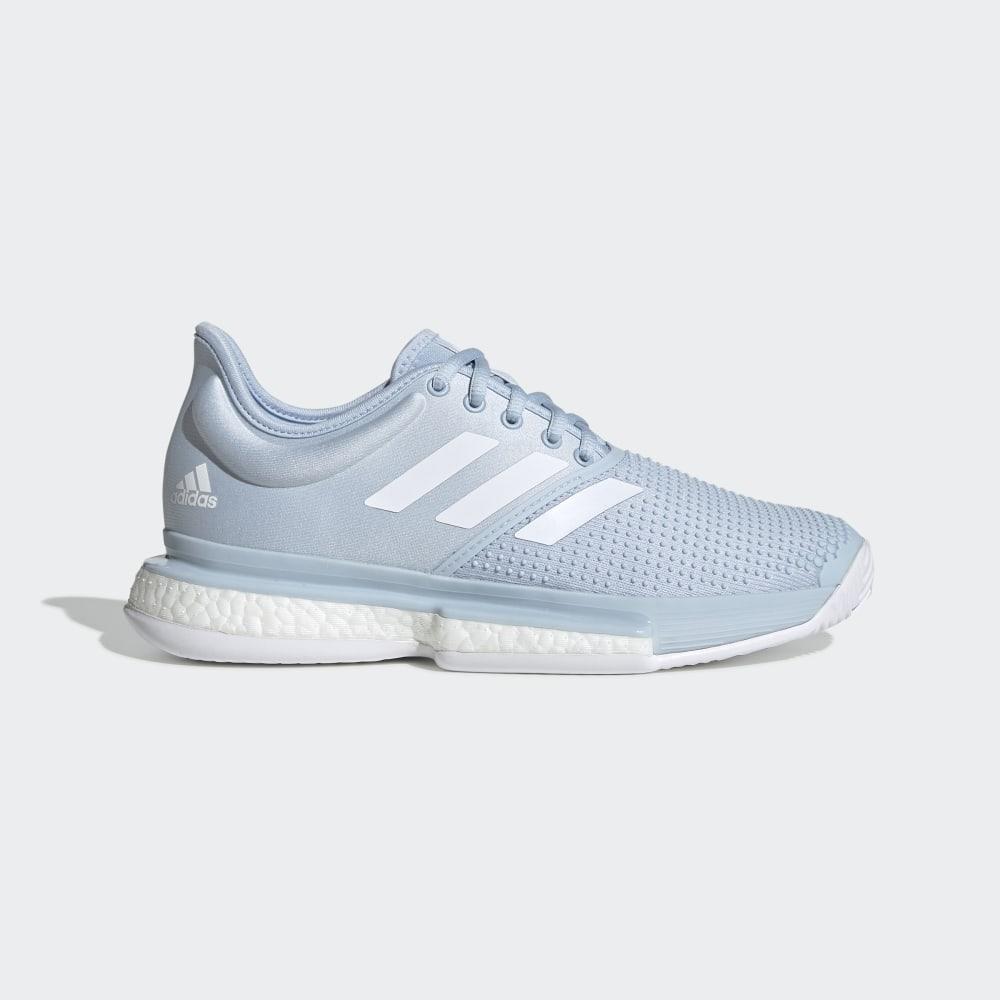 Adidas Women's SoleCourt Parley Tennis Shoes Blue/White Ireland EG7694